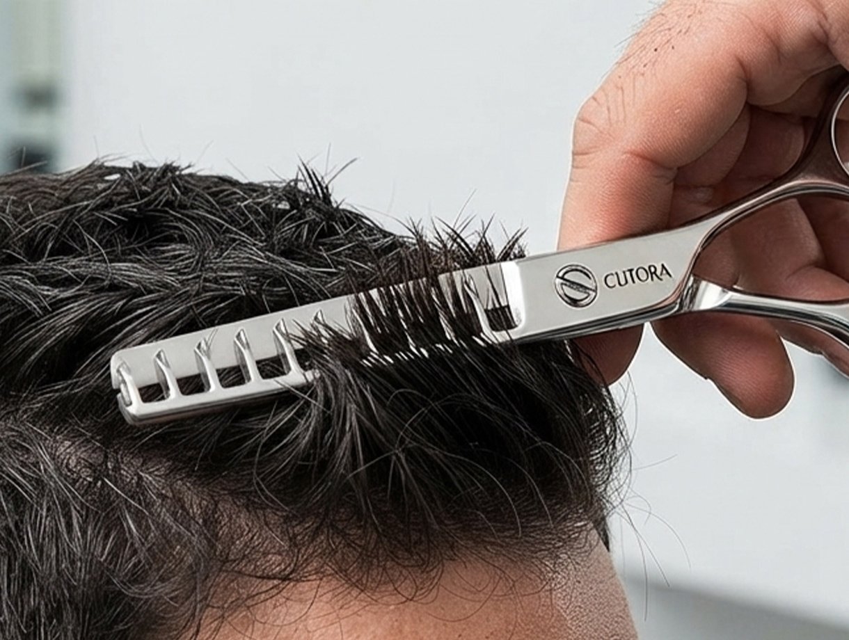 Cutora scissor in use