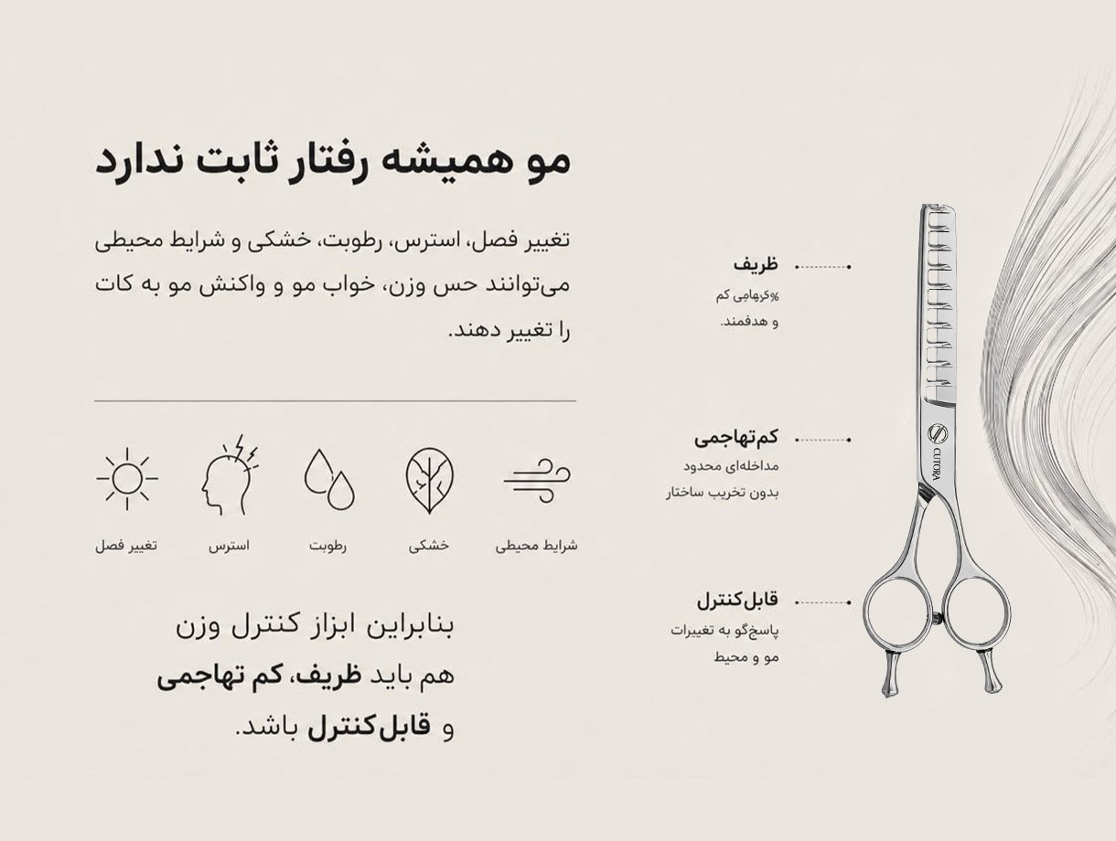 رفتار متغیر مو